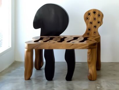 Six foot bench - a Sculpture & Installation Artowrk by Lady4luck 