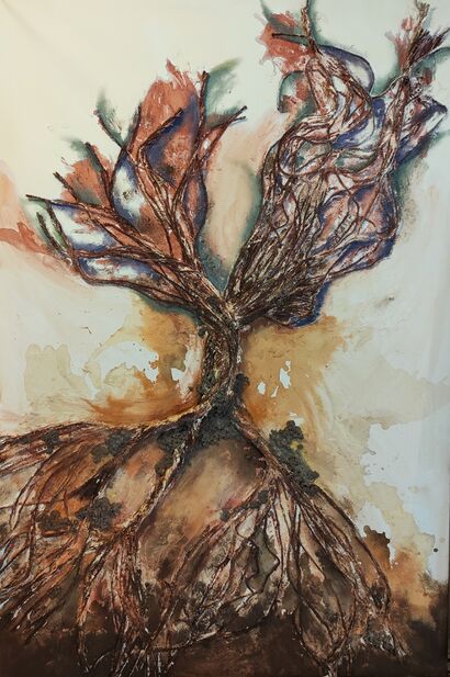 Wood - a Paint Artowrk by Sabrina Galijas-Reginali 
