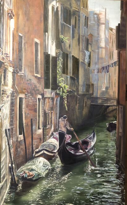 Andar per canali - a Paint Artowrk by Tamara Sorgon