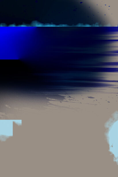 Nel Blu sempre più blu - a Digital Art Artowrk by MARCO JACCONI