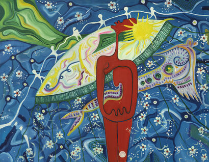I Am Being - a Paint Artowrk by Ayaz