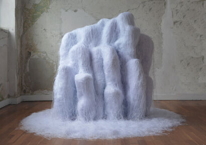 Sotto il flusso del fiume - A Sculpture & Installation Artwork by Giulio Locatelli