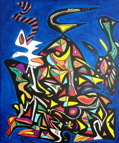 CHARIVARI, sous les couleurs de l\'Hexagone - a Paint Artowrk by O Sixe