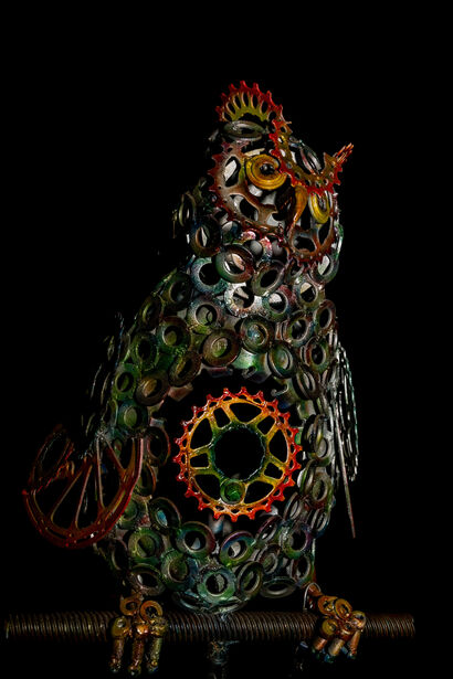 Gufo1 - a Sculpture & Installation Artowrk by Gian Luca Boschi