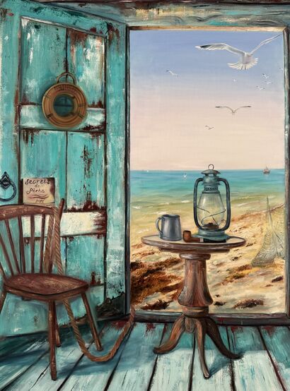 Secrets of the Shore - a Paint Artowrk by Olga Mytsyk 