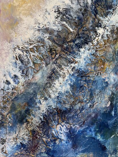Oceanic Rupture - a Paint Artowrk by M E Klesse