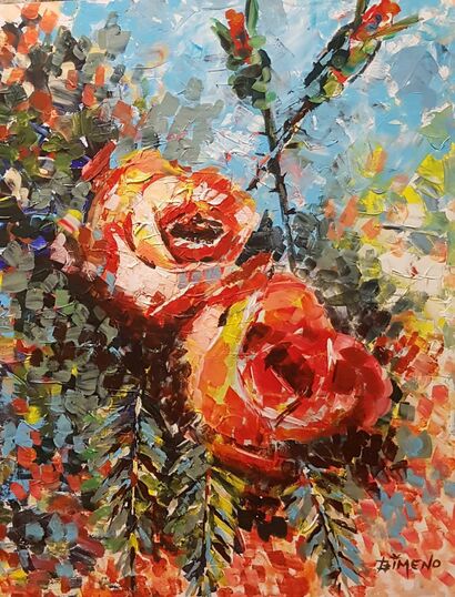 rosas - A Paint Artwork by pintorgimeno2