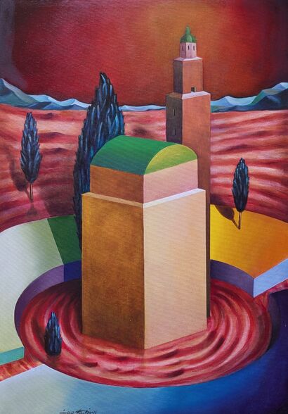 Il silenzio della solitudine - a Paint Artowrk by Ezio Fantin