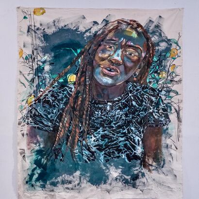 Jessica Zirimbra  - a Paint Artowrk by Clara Lotta Dittmer 