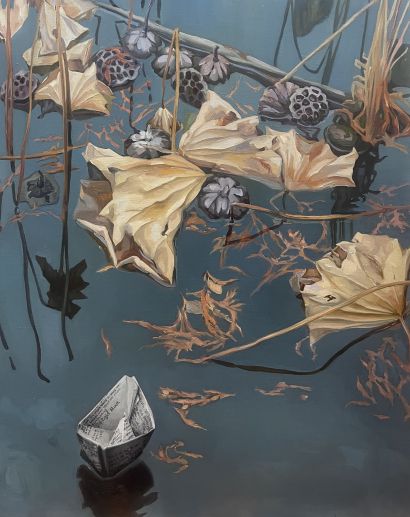 Fragile peace - a Paintings Artwork by Guzel Min