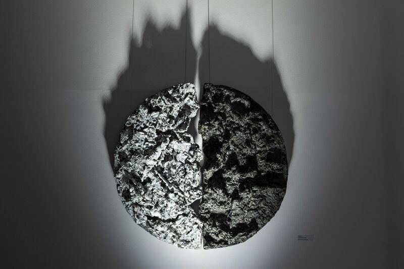 Moon states - “Split Moon” - a Sculpture & Installation by Veselina / Ina / Damyanova 