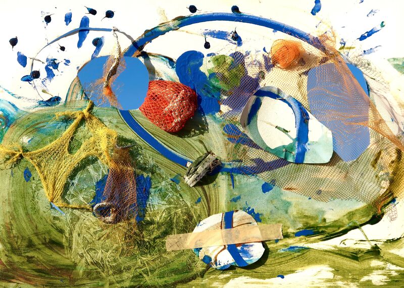 Fish fries - a Paintings by Vesta Deive