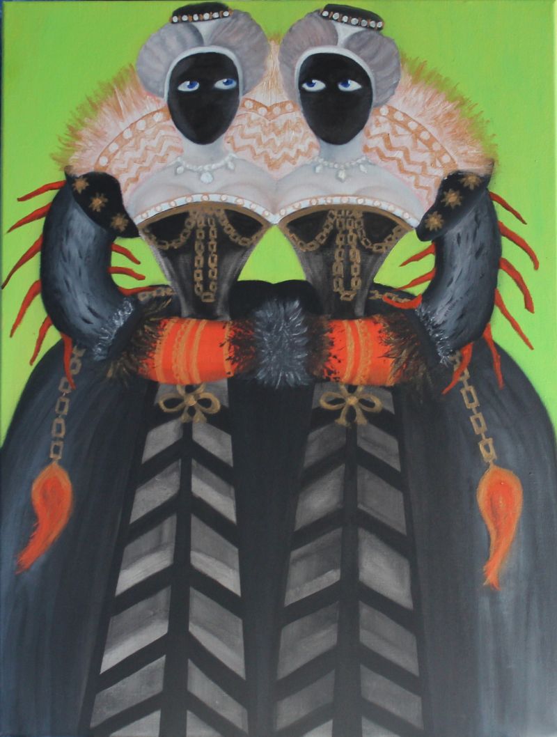 Fratellanza - a Paintings by Fatima Tavecchio