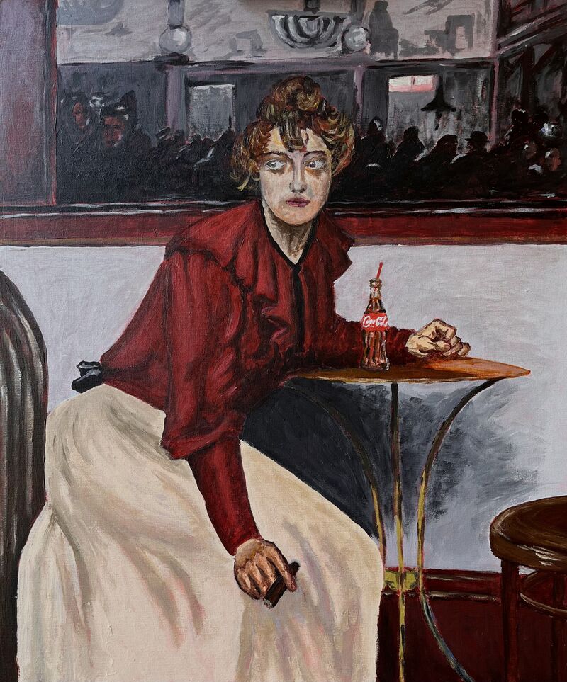 Tired from the solitude - a Paintings by Joan Vilardebò