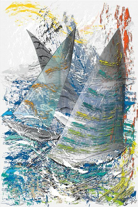 Restart - The Thrill of the Sailing - a Digital Art by Camillo buccellaArte