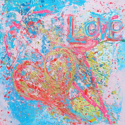 Love,love - A Paint Artwork by Martina Schepperle