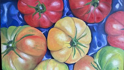 Pomodori da salotto - a Paint Artowrk by Aldo Inchingolo Inchingolo