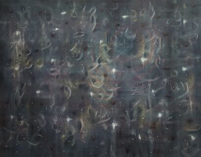 In a trans of nothing or going back and forth - A Paint Artwork by Pawel Reczek