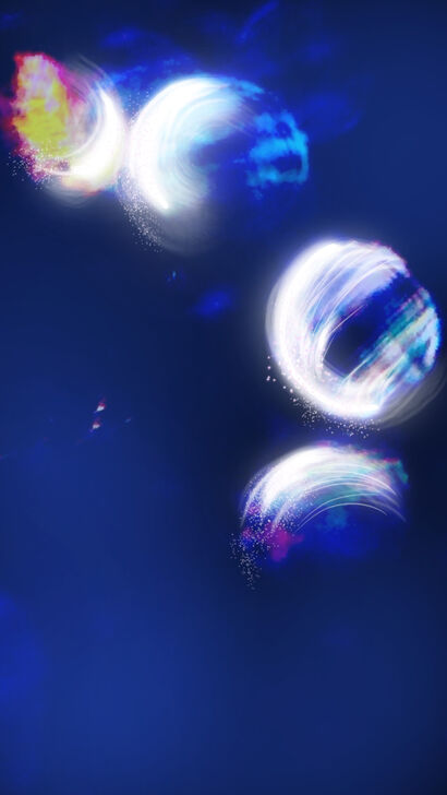 Encounter in the Infinity - a Paint Artowrk by Susana Mazzarino