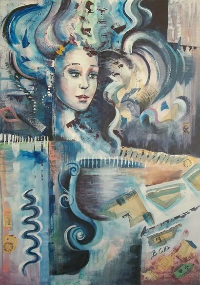 Farfalla italiana - a Paint Artowrk by Barbara Callio