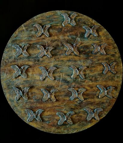 The WALL JEWELS Collection, BUTTERFLIES - a Sculpture & Installation Artowrk by DuminDa
