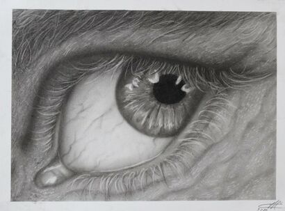 Eye III - a Paint Artowrk by Maliahguiya Sourgose