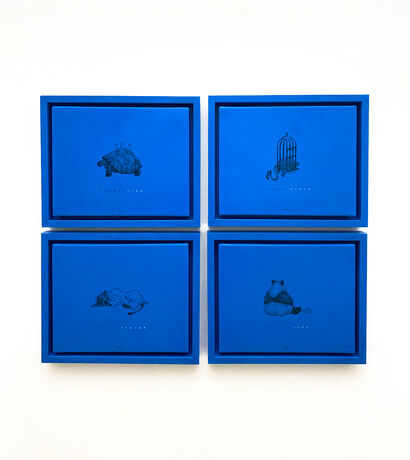 Blue Monday Series - a Paint Artowrk by Reis