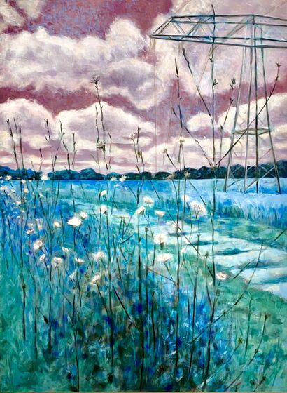 Cichorium - a Paint Artowrk by Kuhnhardt Ulrike