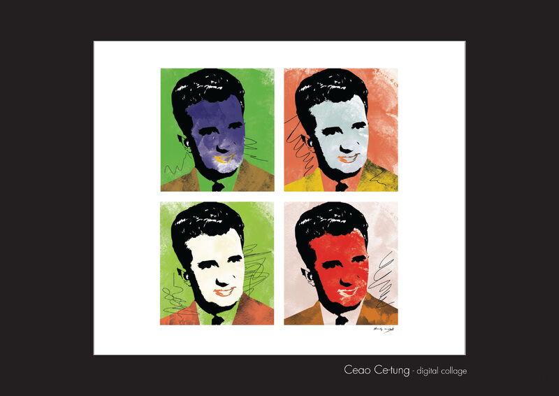 Ceao Ce-Tung (citation by Andy Warhol) - a Digital Graphics and Cartoon by Sara Kapas
