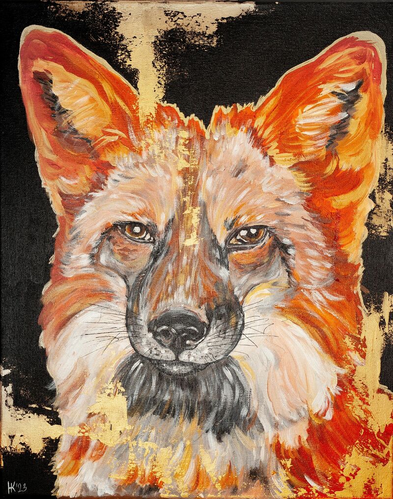 Fox - a Paint by Anastasia Kuznetsova