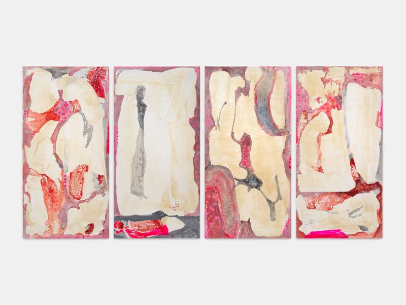  Inbetween I - IV - a Paintings by Katharina Lökenhoff