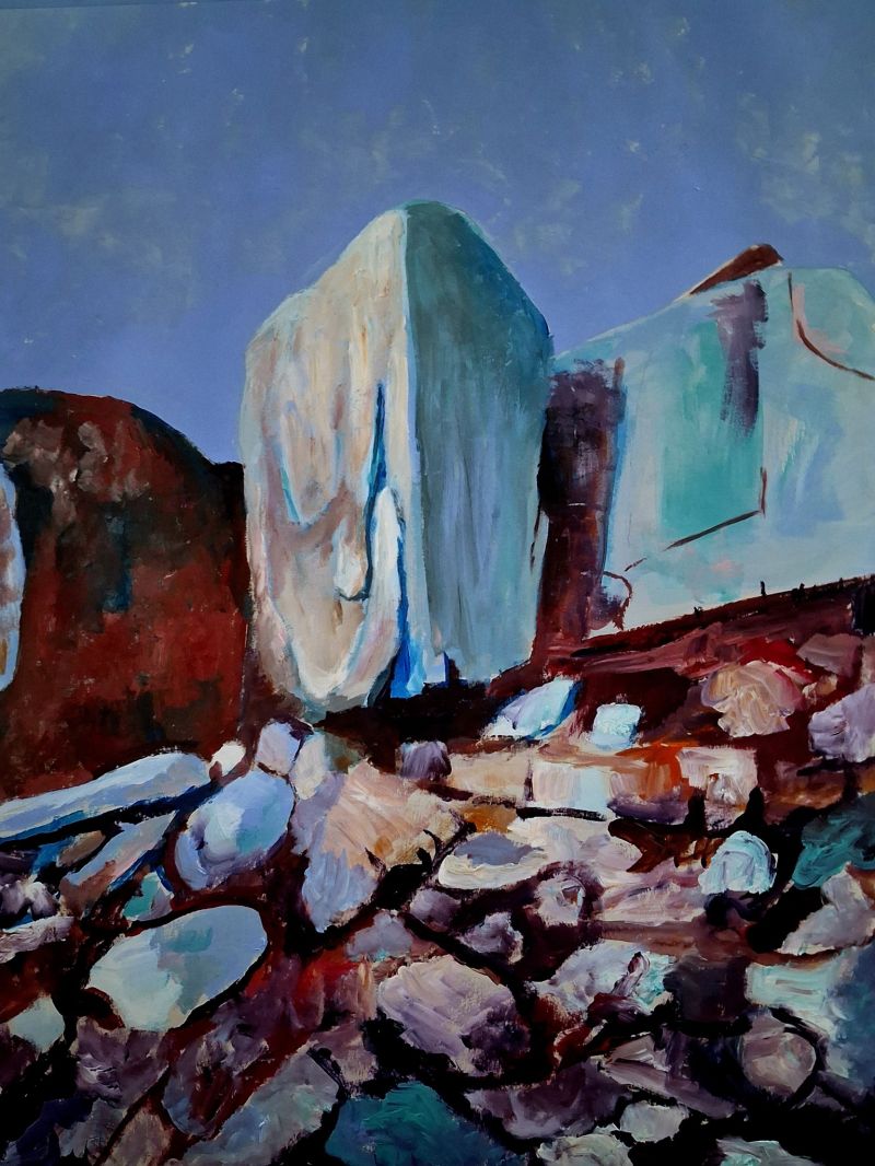 Outback 6 - a Paintings by Angelo Calcagno