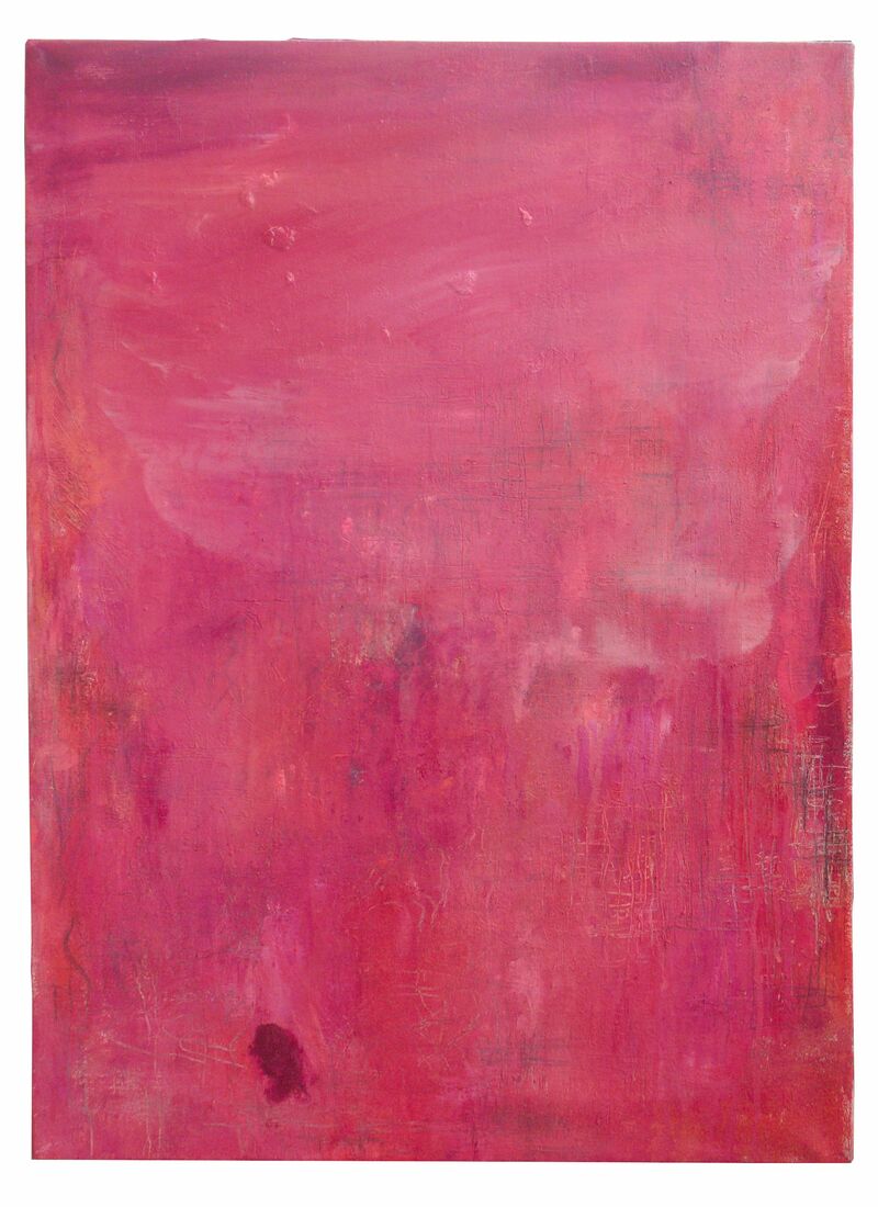 2020, pioggia rossa, cadendo - a Paint by Wang Muguijie