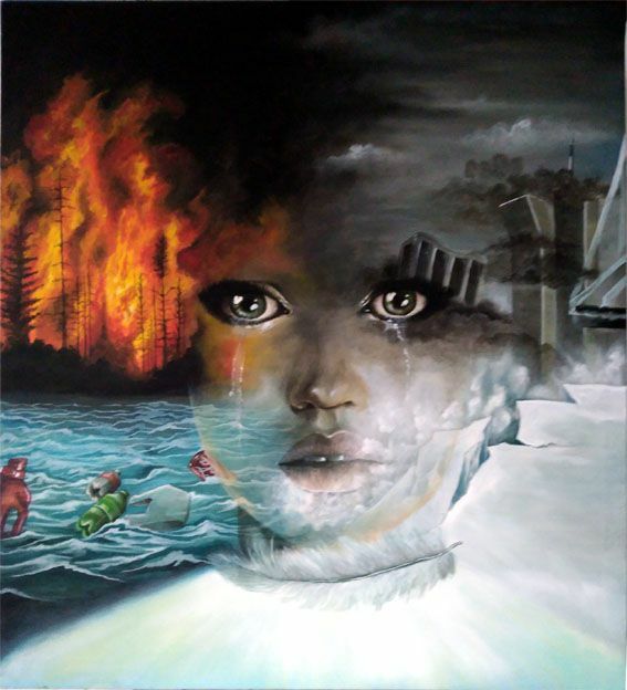 Agony - a Paint by Irene Cardaropoli