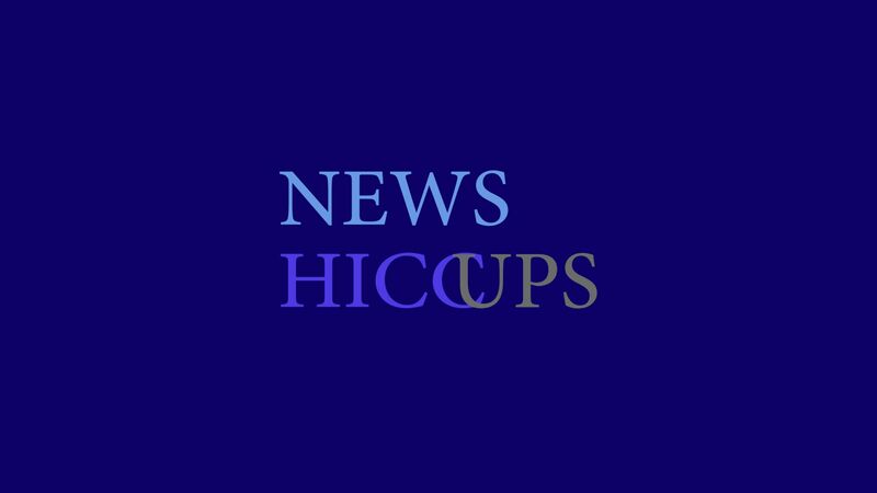 NEWS HICCUPS - a Video Art by Kiki Kouniari