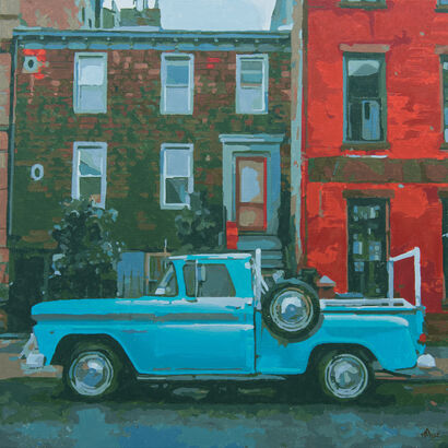 Brooklyn Three - A Paint Artwork by Moz