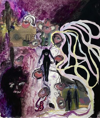 Mind Body Disconnect - a Paint Artowrk by tami