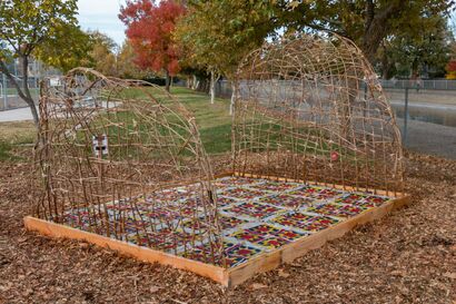 Living Quilt for Sojourner Truth - a Sculpture & Installation Artowrk by Jane Ingram Allen