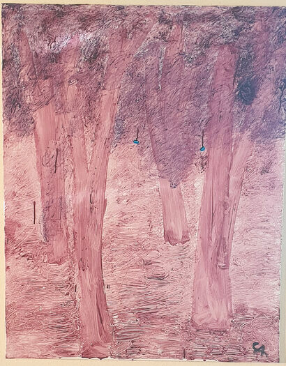 Where The Trees Have No Name - A Paint Artwork by doccharley