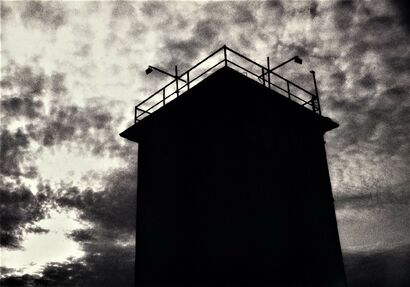 berlin minimal: The last Watchtower - a Photographic Art Artowrk by Andreas Bromba