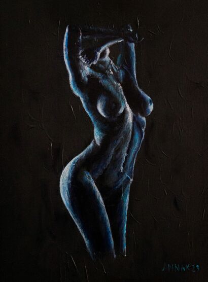 The Light in the Shadow - Truth - a Paint Artowrk by Fine Art by AnnaK