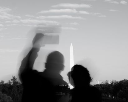 Selfie with Monument - a Photographic Art Artwork by H-Ray Heine