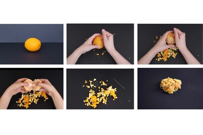 This is an orange/Questa è un\'arancia - a Video Art Artowrk by li yaoyao