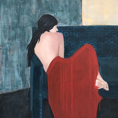 Modesty - A Paint Artwork by Mónica Silva