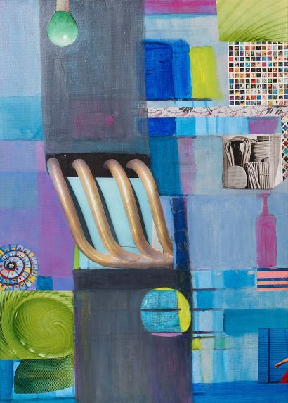 Interieur 1 - a Paintings Artwork by Bettina Bucher-Schmidt