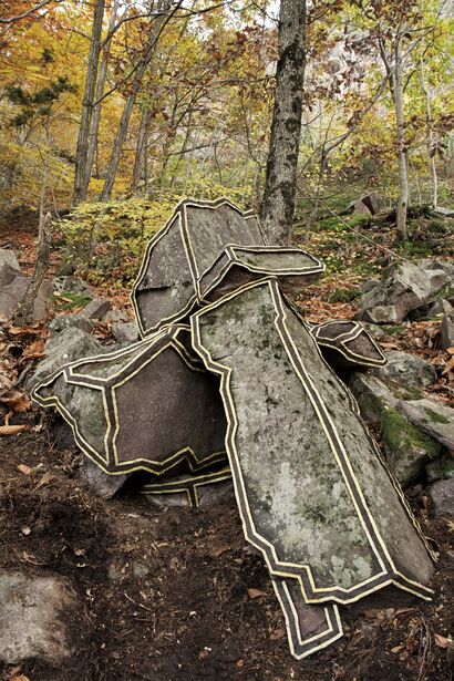 Framed Stones I - A Land Art Artwork by Jan Langer