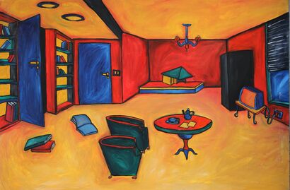 Lively room / Stanza vivace - a Paint Artowrk by Stefylù