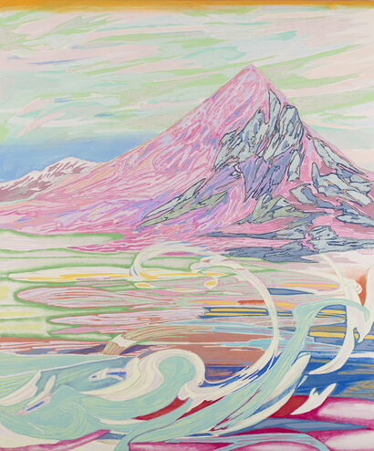 Sea of the color clouds - a Paint Artowrk by Ayaka Tadano