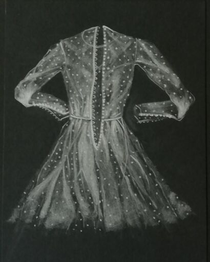 Velo de noche - a Paint Artowrk by Laura Loyola