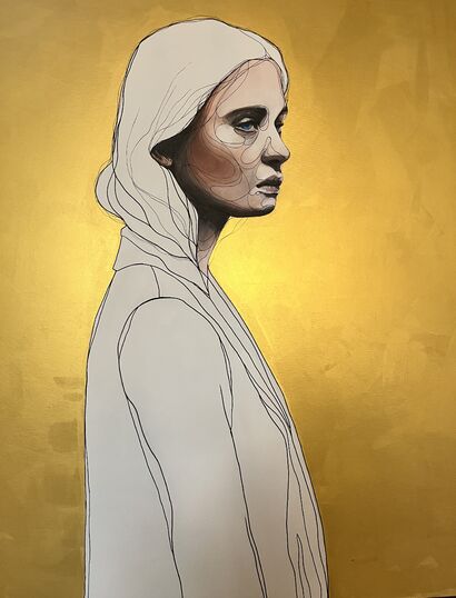 Es io e super io - a Paint Artowrk by Georgia  costanzo 